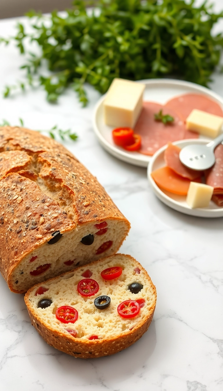 22 Savory Bread Recipes That'll Change Your Dinner Game Forever (You Won't Believe #11!) - 3. Olive and Sun-Dried Tomato Bread