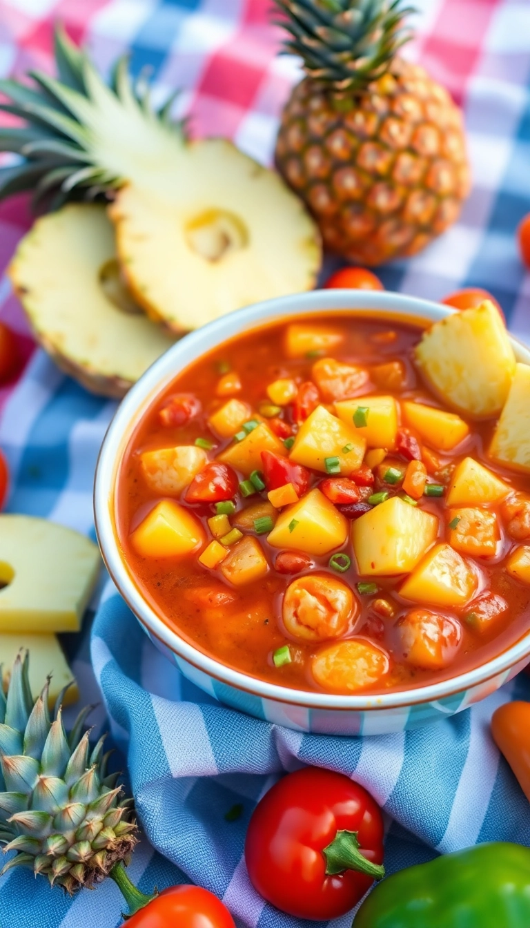 34 Unique Chili Recipe Ideas That Will Spice Up Your Dinner Tonight! - Sweet and Spicy Pineapple Chili