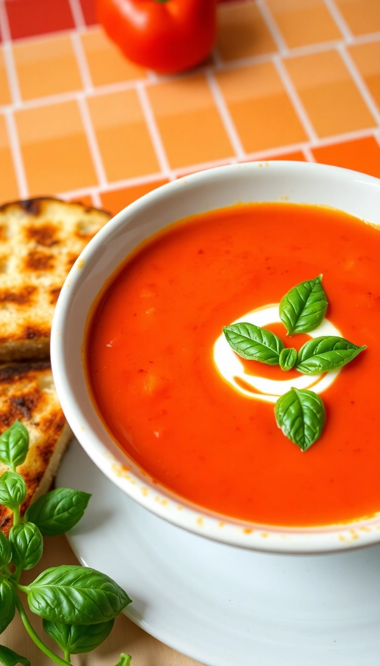 37 Mouthwatering Soup Recipes That Will Warm Your Soul (You Won't Believe #15!) - 9. Roasted Red Pepper and Tomato Soup