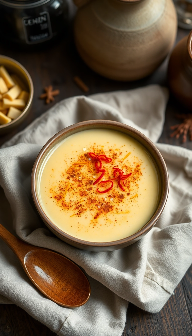 23 Authentic Greek Desserts Recipes That Will Take You Back in Time! - 11. Saffron Rice Pudding (Rizogalo)