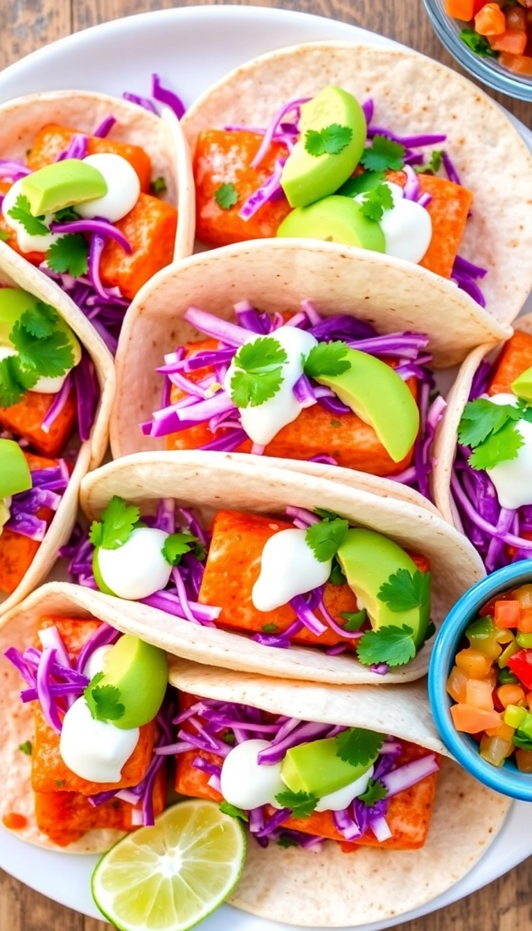 26 Healthy Salmon Dishes That Are Quick, Easy, and Delicious! - 3. Spicy Salmon Tacos