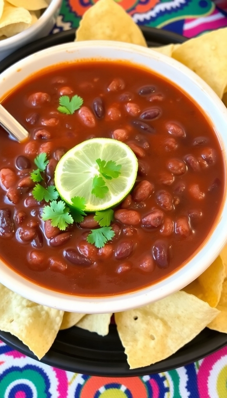 22 Healthy Soup Recipes That Taste Amazing (You'll Love #10!) - 4. Spicy Black Bean Soup