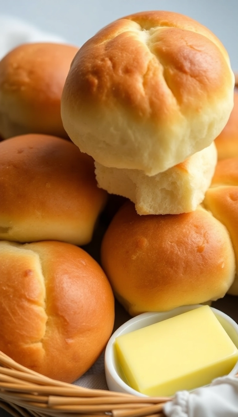 22 Easy Dinner Rolls Recipes That'll Make Dinner Time a Breeze! - Classic Butter Dinner Rolls