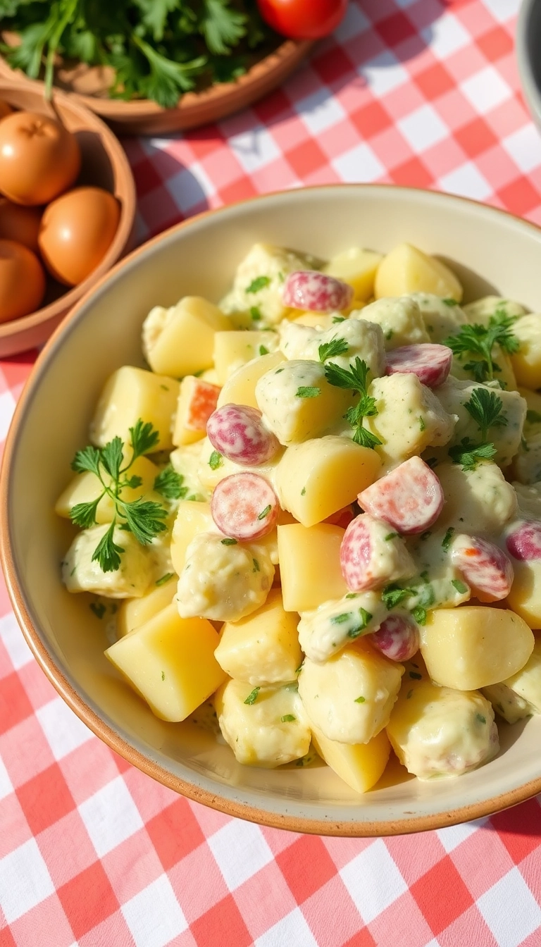 27 Comfort Food Dinner Ideas for the Whole Family (Dinner Just Got Easier!) - 20. Classic Potato Salad