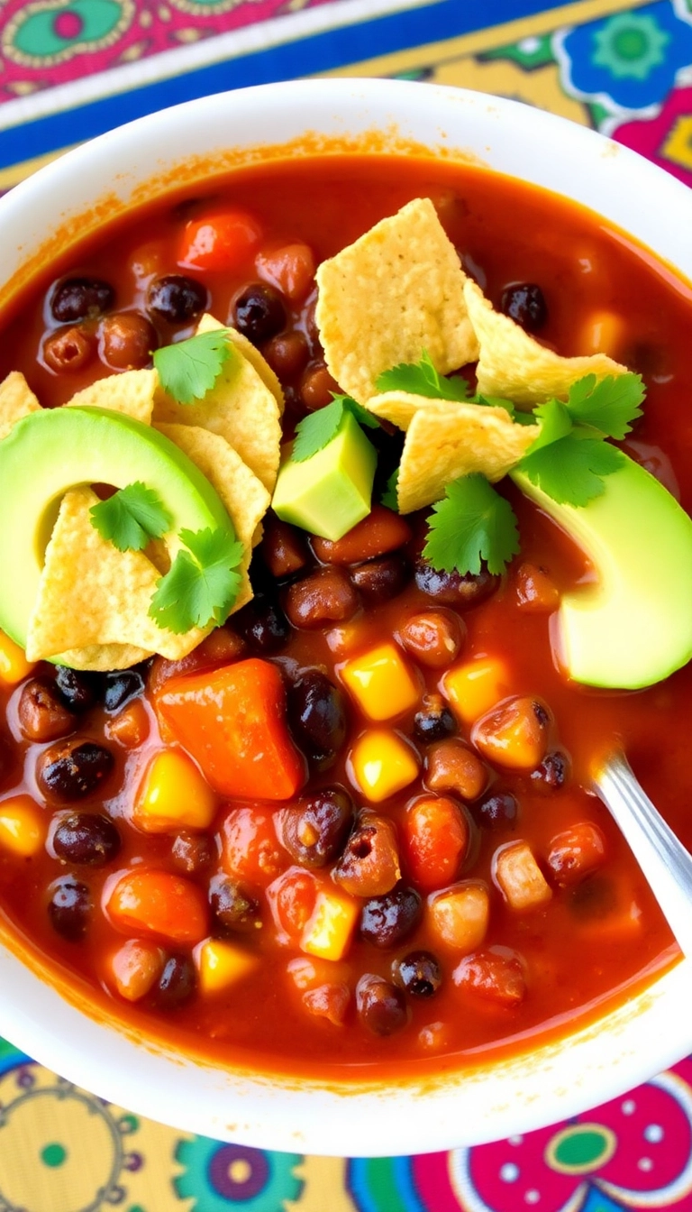 34 Heavenly Crock Pot Lasagna Soup Ideas That Will Impress Your Guests! - Mexican-Inspired Lasagna Soup