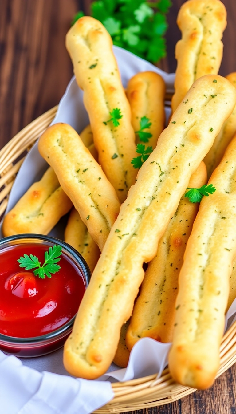 22 Savory Bread Recipes That'll Change Your Dinner Game Forever (You Won't Believe #11!) - 12. Italian Herb Breadsticks