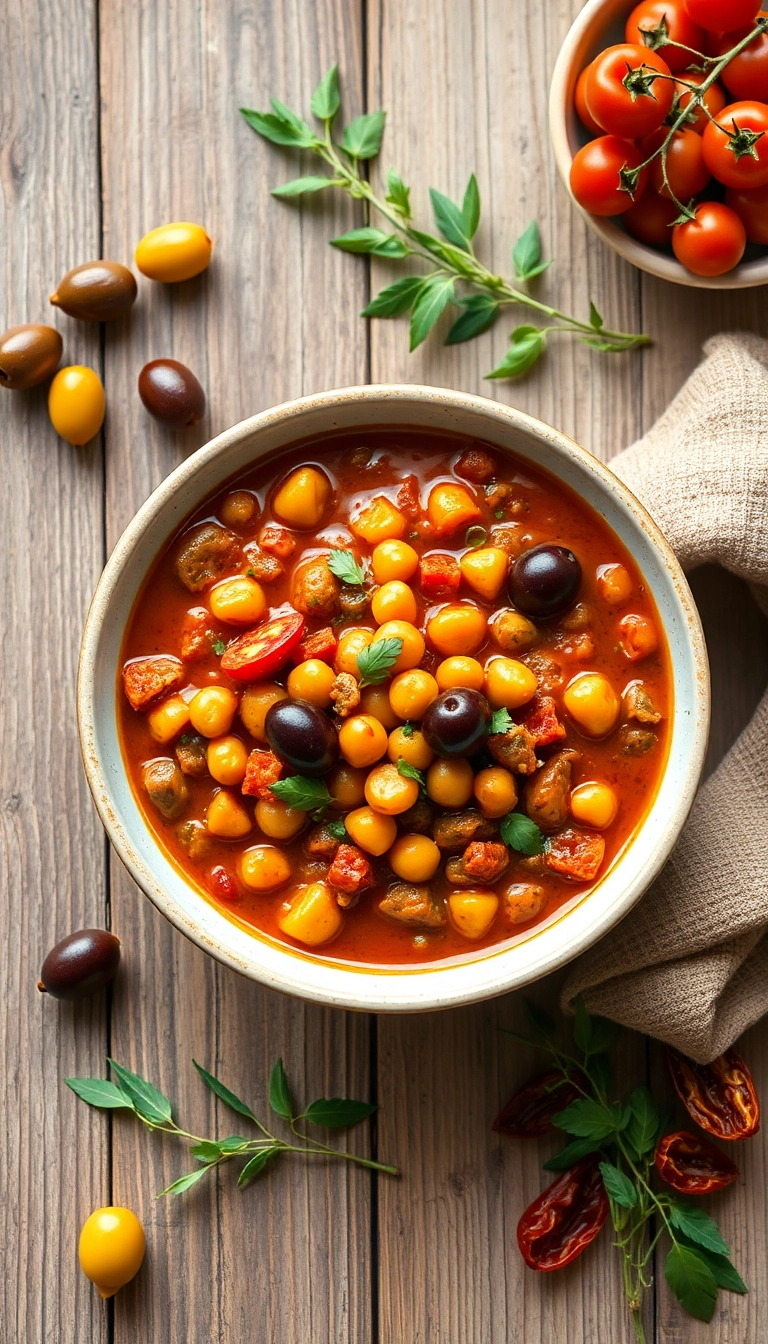 34 Unique Chili Recipe Ideas That Will Spice Up Your Dinner Tonight! - Mediterranean Chickpea Chili