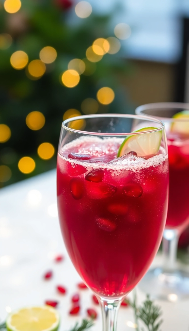 24 Yummy Top Mocktails Ideas That Will Make You Forget About Cocktails! - 13. Pomegranate Sparkler