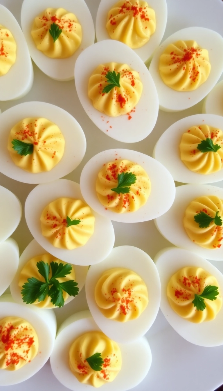 30 Easy Appetizer Recipes That Will Blow Your Guests Away (You Won't Believe #15!) - 9. Deviled Eggs