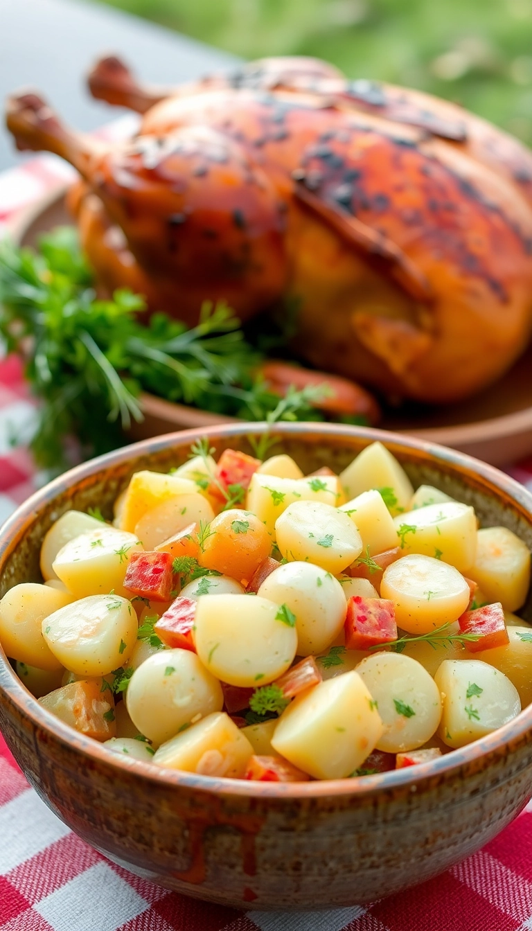 24 Genius Side Dishes for Smoked Chicken (You Need #15!) - 9. Zesty Potato Salad