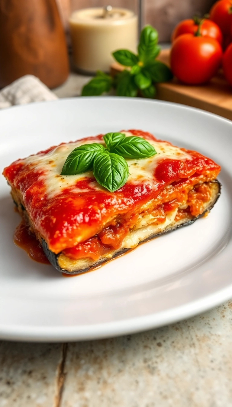 27 Best Italian Side Dishes That'll Make Your Taste Buds Dance! - 9. Eggplant Parmesan