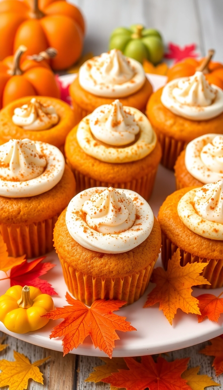 31 Must-Try Libby's Pumpkin Roll Ideas for Pumpkin Lovers! - Pumpkin Roll Cupcakes