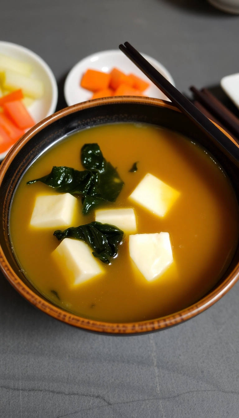 37 Cozy Winter Soup Ideas That'll Warm You Up from the Inside Out! - 8. Miso Soup with Tofu and Seaweed