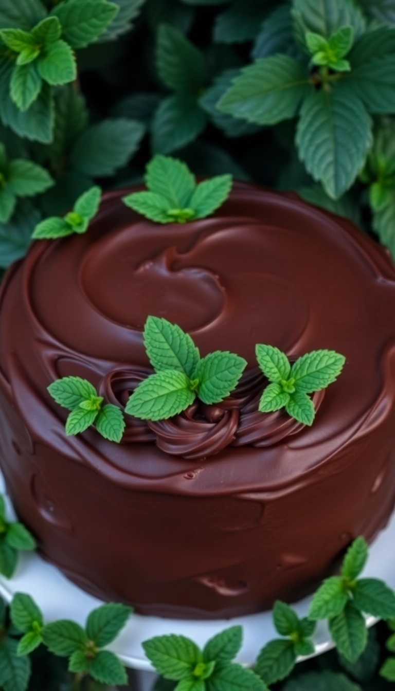 34 Scorpio Birthday Cakes to Celebrate Your Inner Scorpio (Check Out #8!) - 16. Chocolate Mint Cake