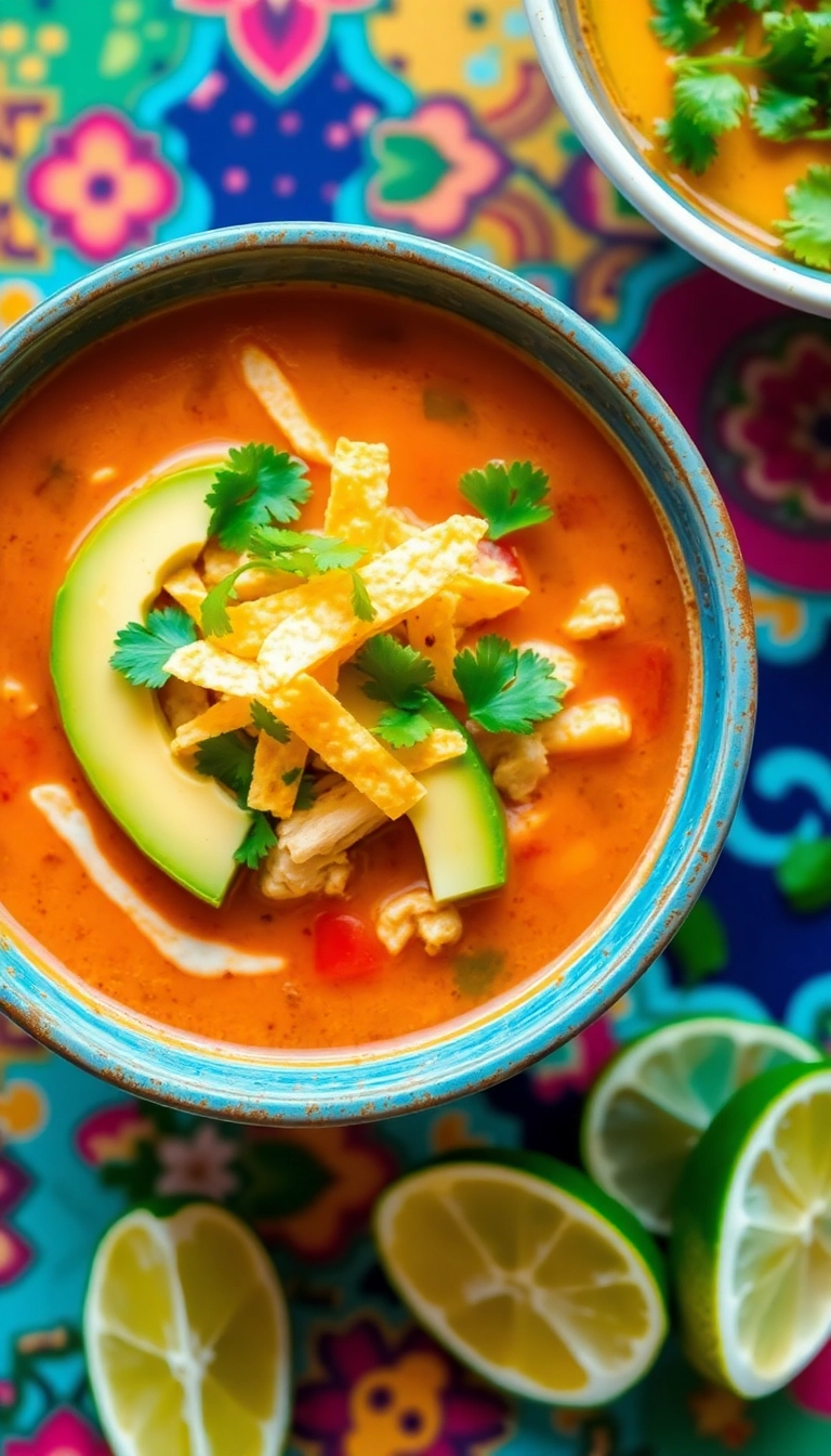 22 Healthy Soup Recipes That Taste Amazing (You'll Love #10!) - 20. Chicken Tortilla Soup