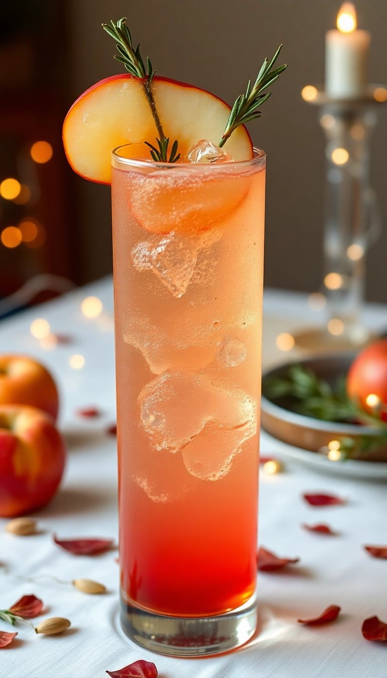 34 Apple Cider Cocktail Ideas That'll Make You Fall in Love with Autumn! - 5. Autumn Harvest Fizz