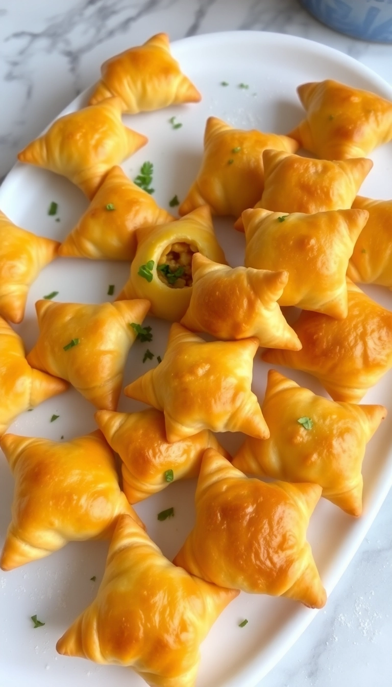 The Ultimate List of 28 Easy & Quick Finger Foods to Impress at Any Party! - Savory Puff Pastry Bites