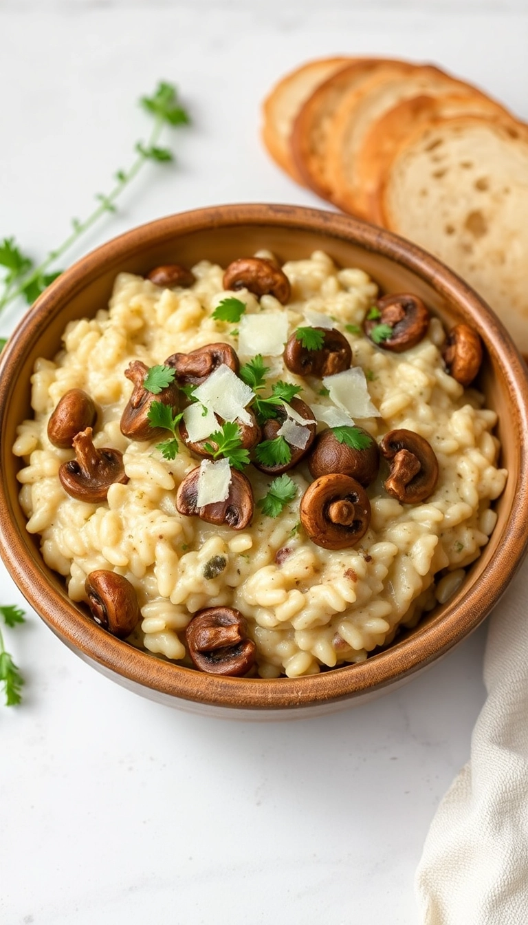 39 Dinner Recipes That Will Make Family Time Deliciously Fun! - 13. Creamy Mushroom Risotto