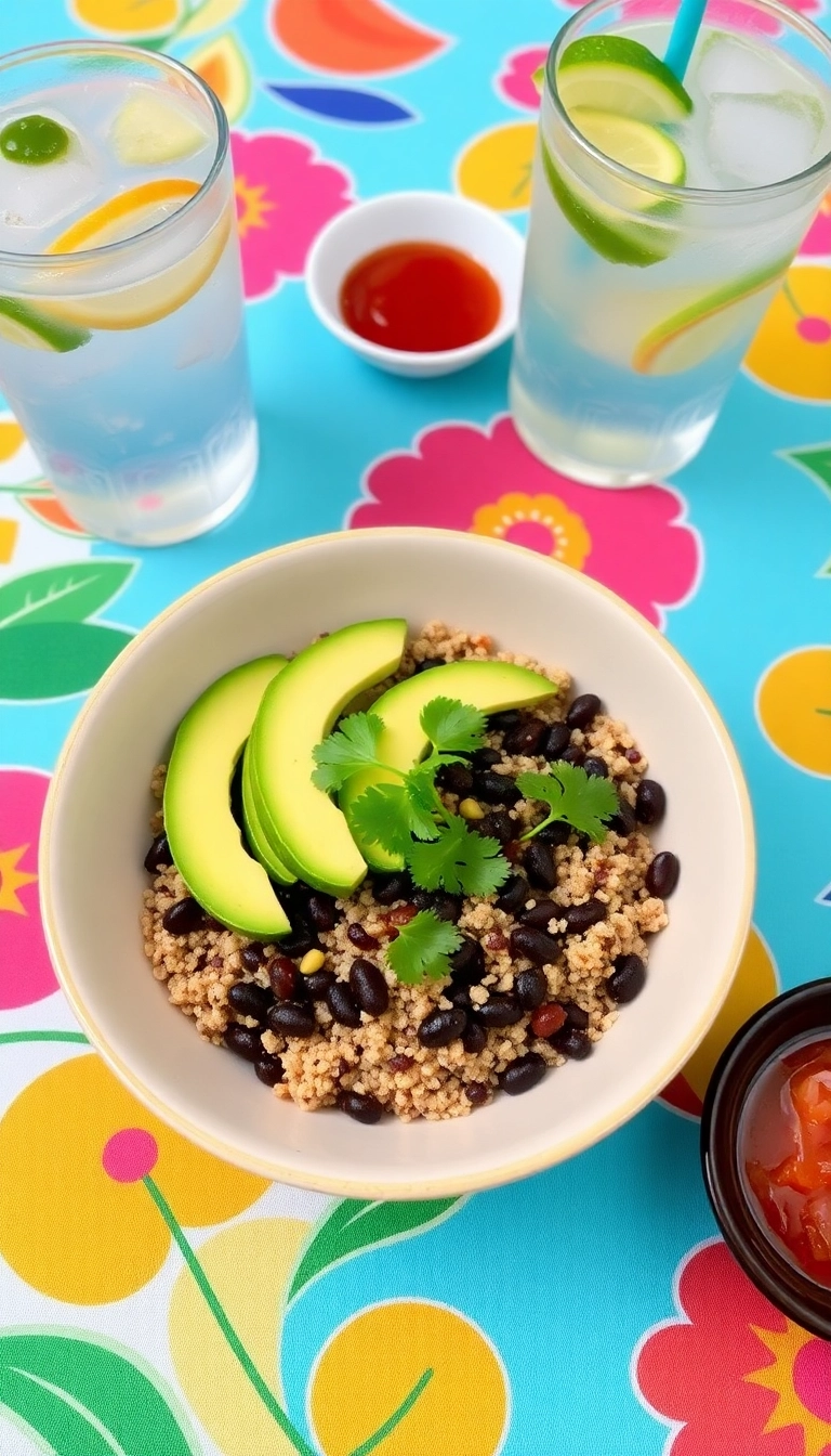 25 Cozy Winter Dinner Ideas That'll Make You Want to Hibernate! - 11. Quinoa and Black Bean Bowl