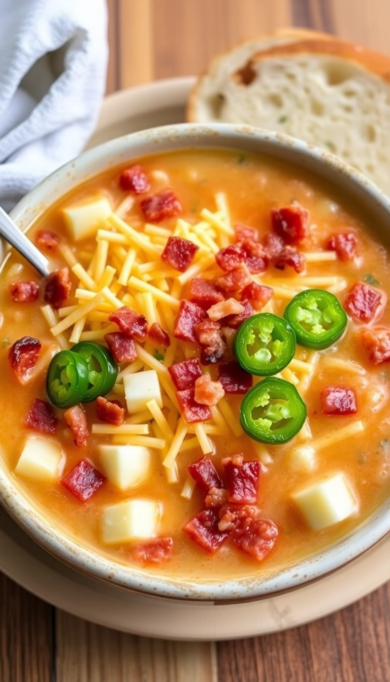 31 Spicy Potato Soup Recipes That'll Kick Your Taste Buds into High Gear (Don't Miss #7!) - 4. Spicy Loaded Baked Potato Soup