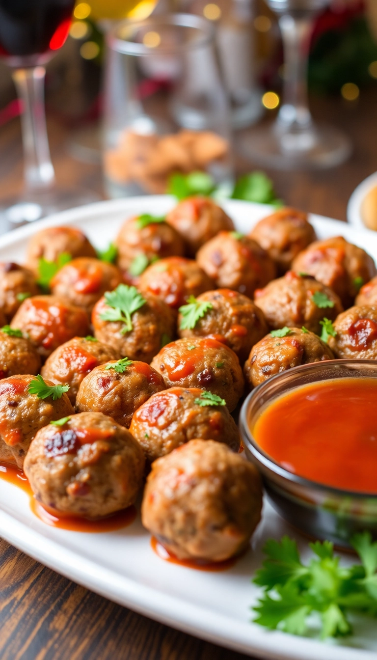 24 Spicy Snack Ideas That Will Make Your Munchies Go Wild! - 10. Spicy Meatballs