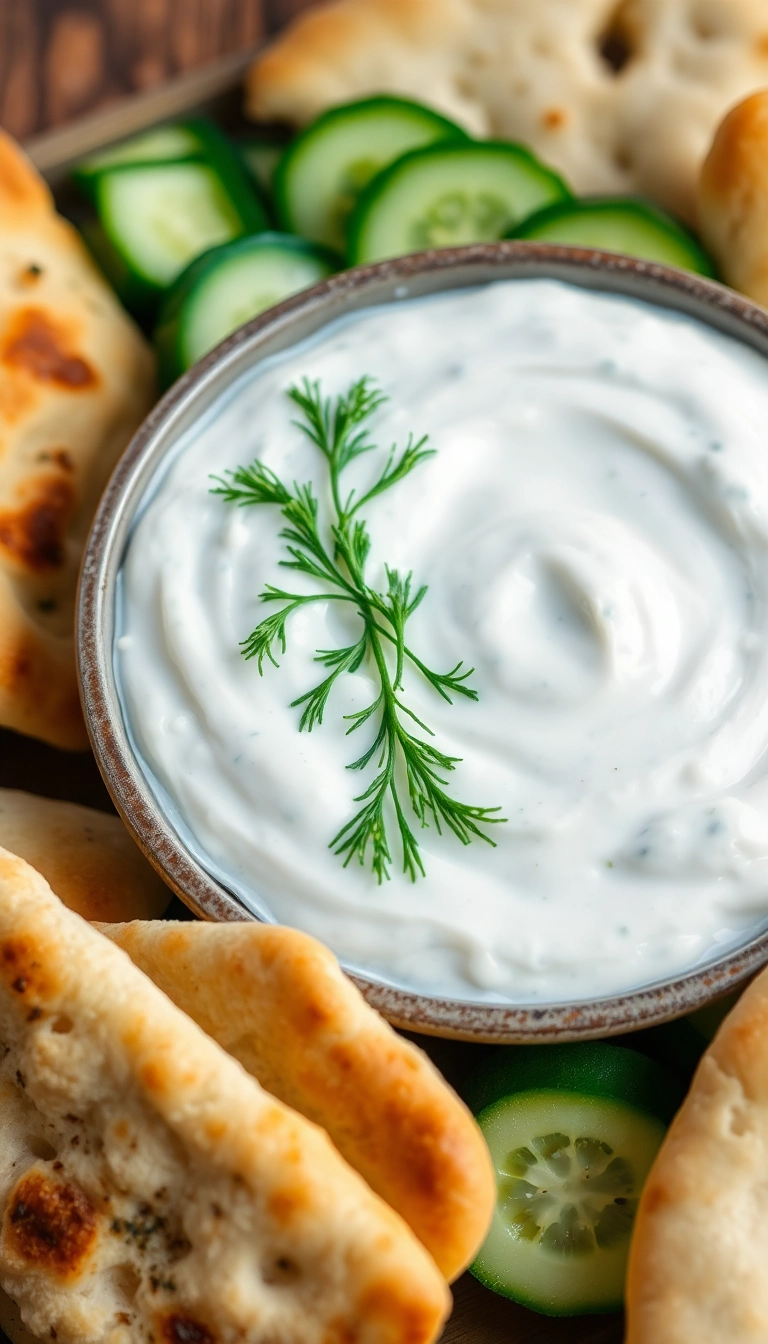 22 Best Vegetarian Greek Side Dishes You Need to Try (Your Taste Buds Will Thank You!) - 1. Tzatziki Sauce