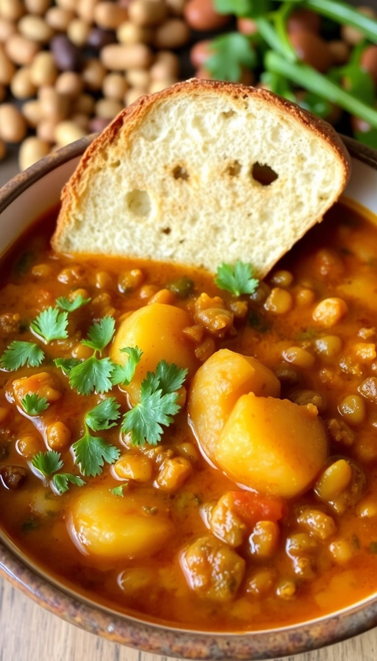 31 Spicy Potato Soup Recipes That'll Kick Your Taste Buds into High Gear (Don't Miss #7!) - 15. Spicy Potato and Lentil Soup