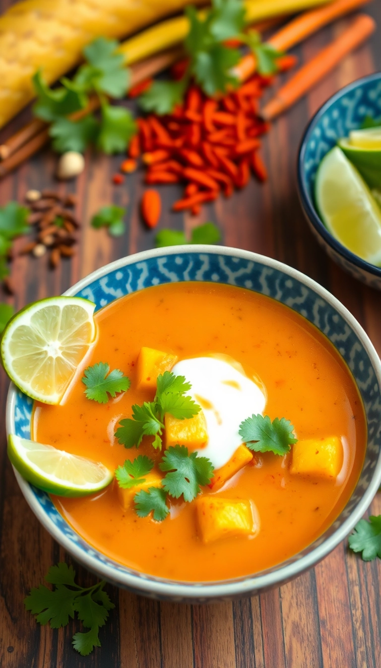 31 Spicy Potato Soup Recipes That'll Kick Your Taste Buds into High Gear (Don't Miss #7!) - 2. Thai Red Curry Potato Soup