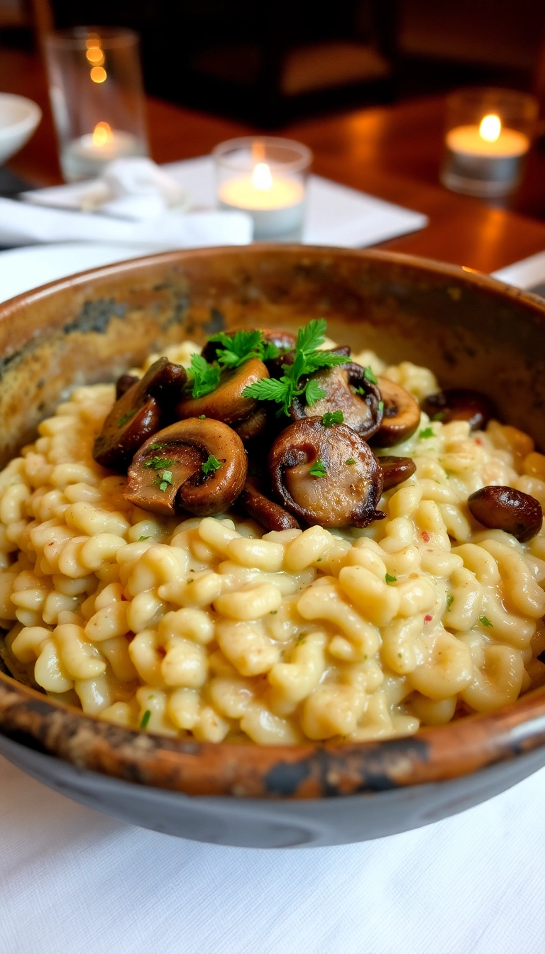 35 Gourmet Dinner Recipes That Will Impress Your Guests (You Won't Believe #17!) - 7. Mushroom Risotto