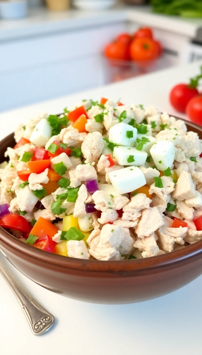 37 Quick and Easy Harvest Salad Ideas for Your Weekly Meal Prep! - 8. Greek Yogurt Chicken Salad