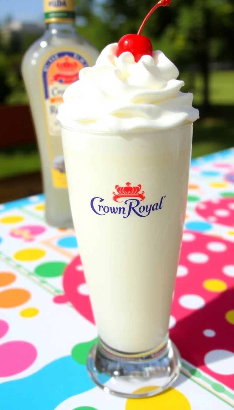 33 Sweet & Salty Crown Royal Drink Recipes That'll Make Your Taste Buds Dance! - Crown Royal Vanilla Cream Soda