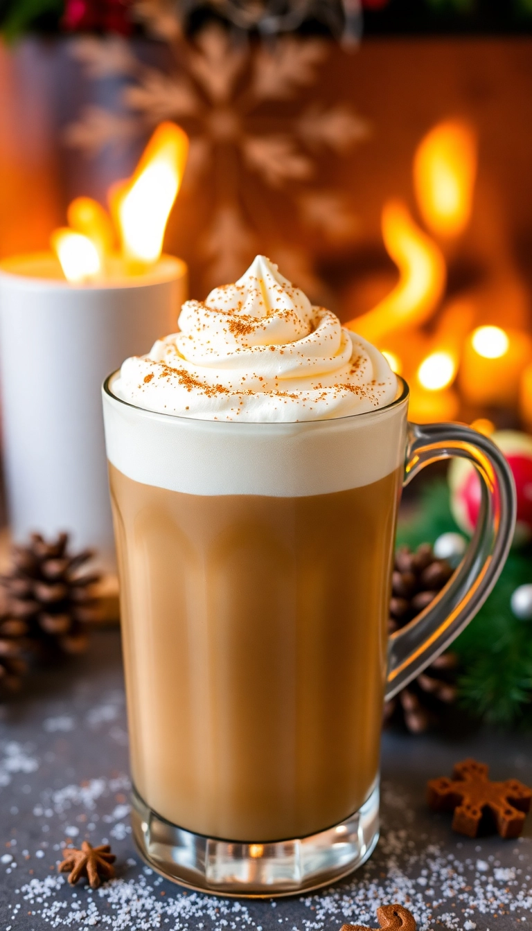 23 Winter Party Drink Ideas That'll Impress Your Guests (You Won't Believe #12!) - 6. Gingerbread Latte Cocktail