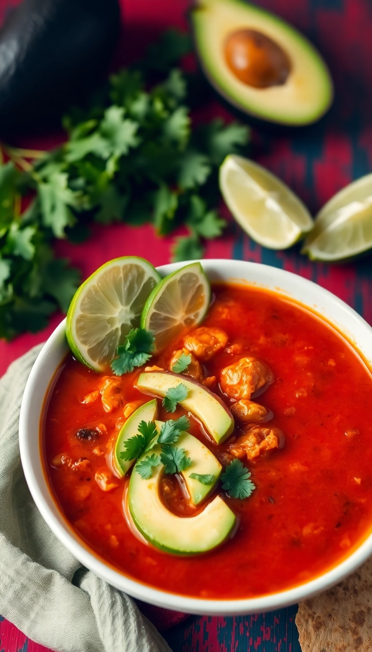 27 Heartwarming Chicken Tortilla Soup Recipes You Must Try This Winter! - Spicy Chipotle Chicken Tortilla Soup