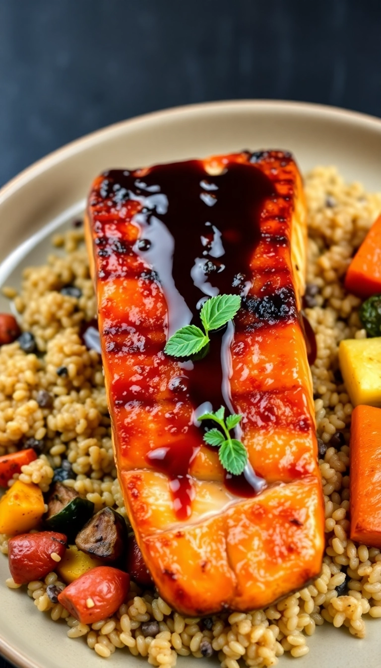 26 Quick and Easy Salmon Recipes for Dinner – Ready in 30 Minutes or Less! - 9. Maple Balsamic Glazed Salmon