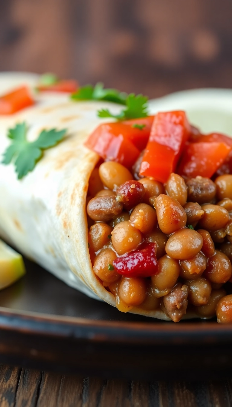 32 Easy Beef Meal Prep Ideas That Will Simplify Your Week! - 19. Beef and Bean Burritos