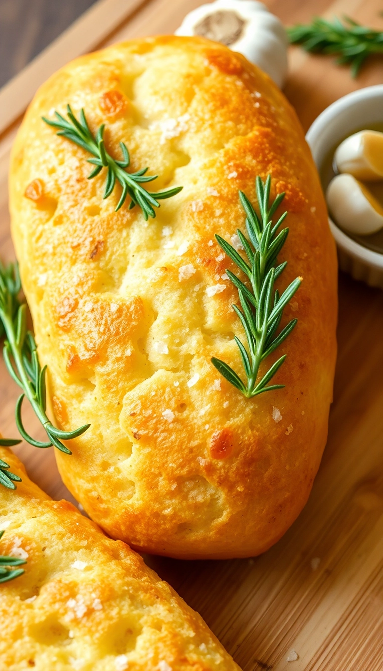 22 Savory Bread Recipes That'll Change Your Dinner Game Forever (You Won't Believe #11!) - 1. Garlic and Herb Focaccia