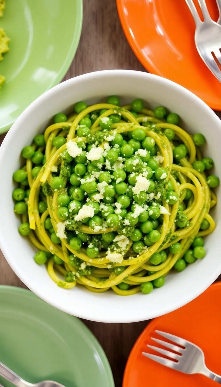 26 Cozy Dinner Recipes That Are Quick, Easy, and Absolutely Delicious! - 19. Pesto Pasta with Peas