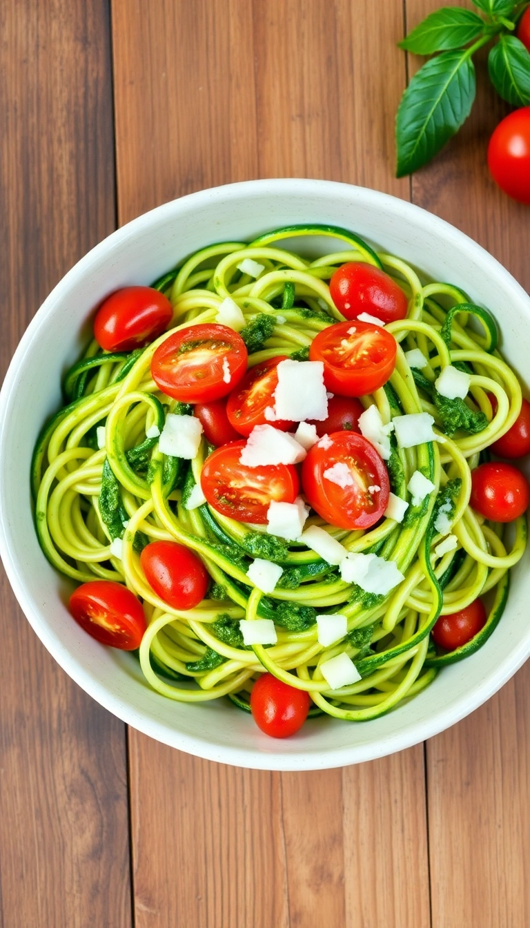 26 Cozy Dinner Recipes That Are Quick, Easy, and Absolutely Delicious! - 10. Zucchini Noodles with Pesto