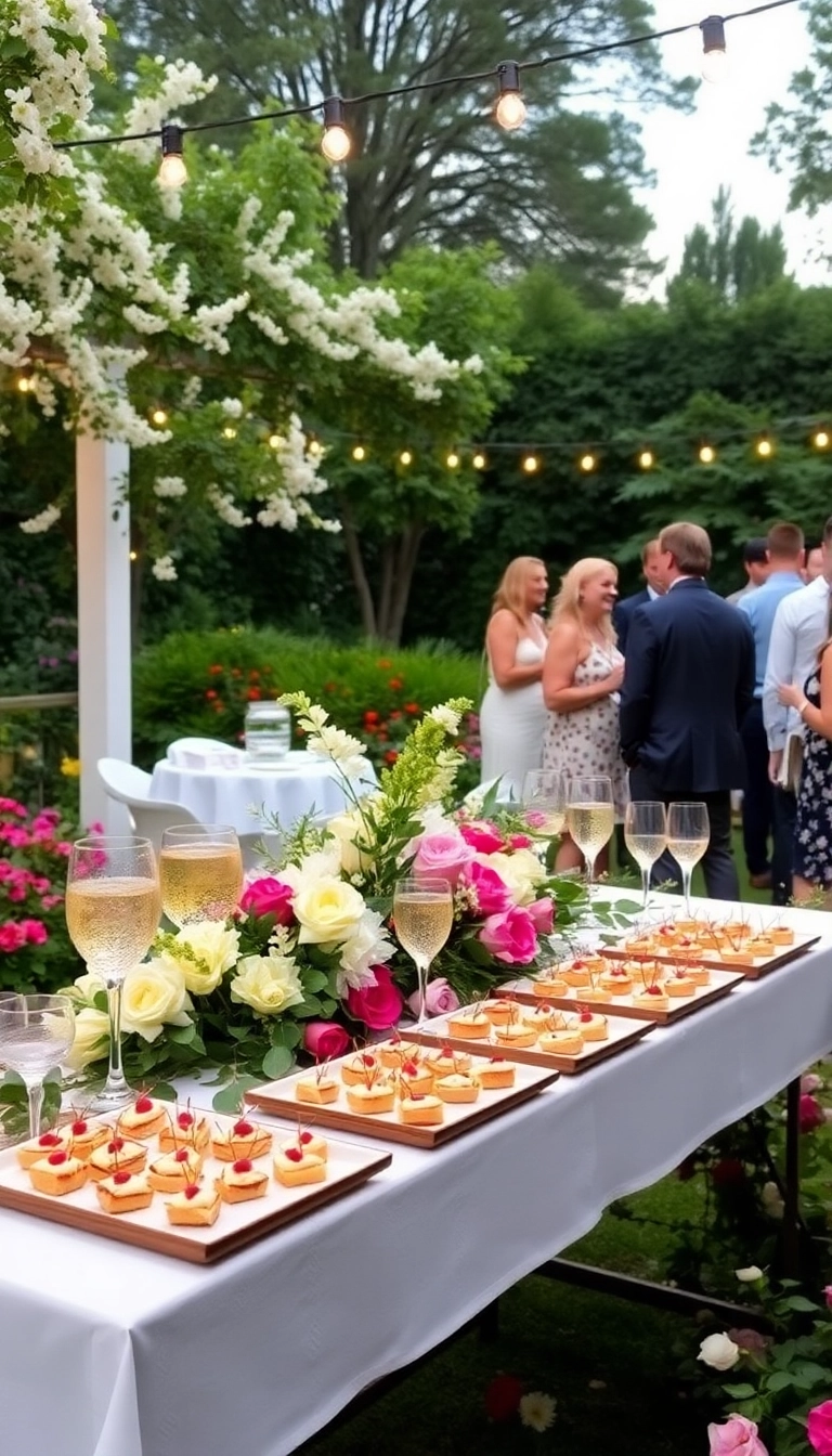 25 Unforgettable Birthday Dinner Party Ideas That Will Wow Your Guests! - 2. Elegant Garden Soirée