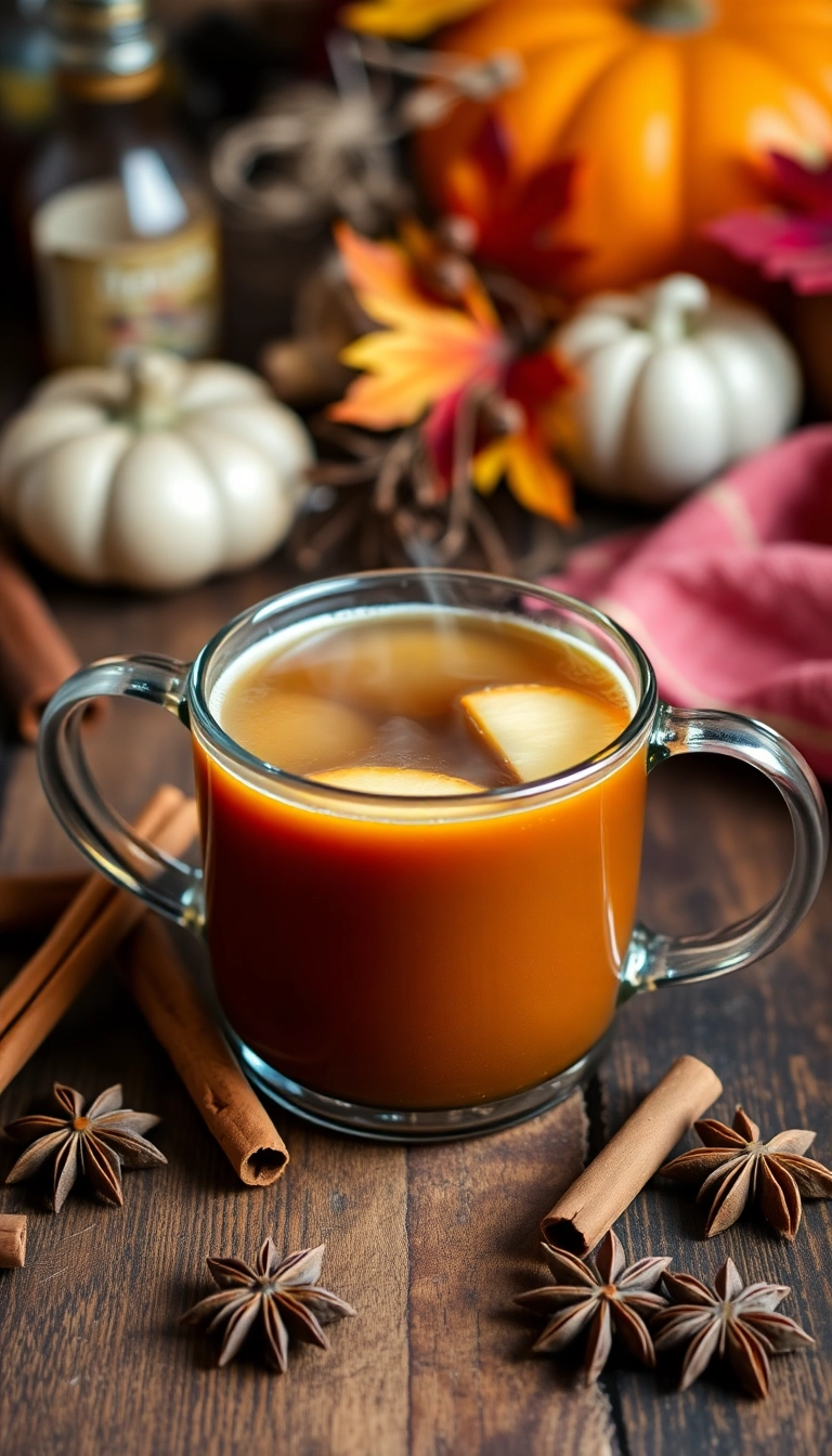 30 Spiked Apple Cider Ideas That Will Steal the Show at Your Next Party! - Hot Spiked Cider with Rum and Chai