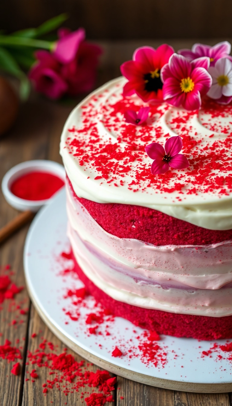 34 Scorpio Birthday Cakes to Celebrate Your Inner Scorpio (Check Out #8!) - 5. Spicy Red Velvet Cake