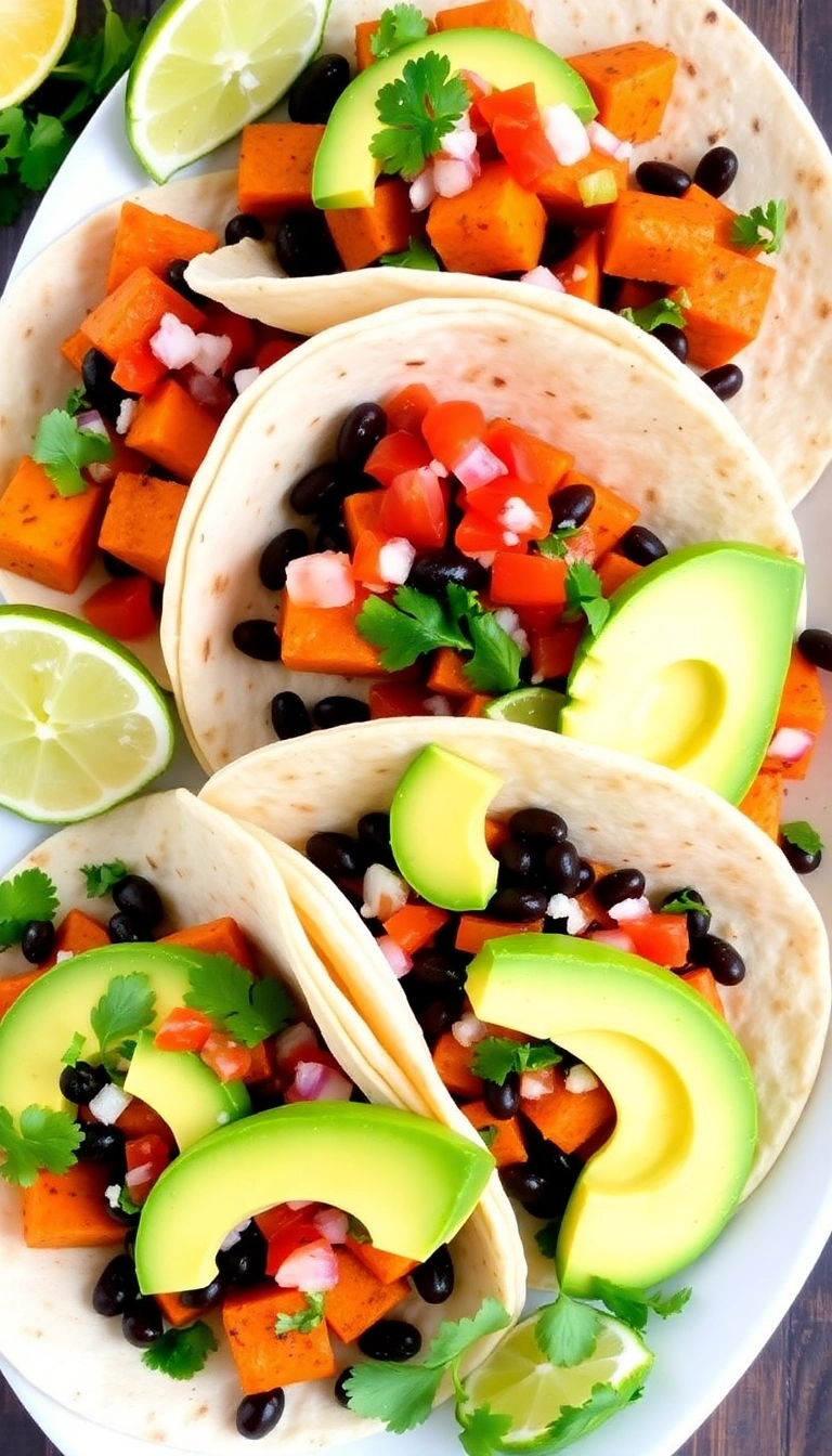 30 Cheap Dinner Recipes for Two That Will Blow Your Mind (You Won't Believe #17!) - 10. Sweet Potato and Black Bean Tacos