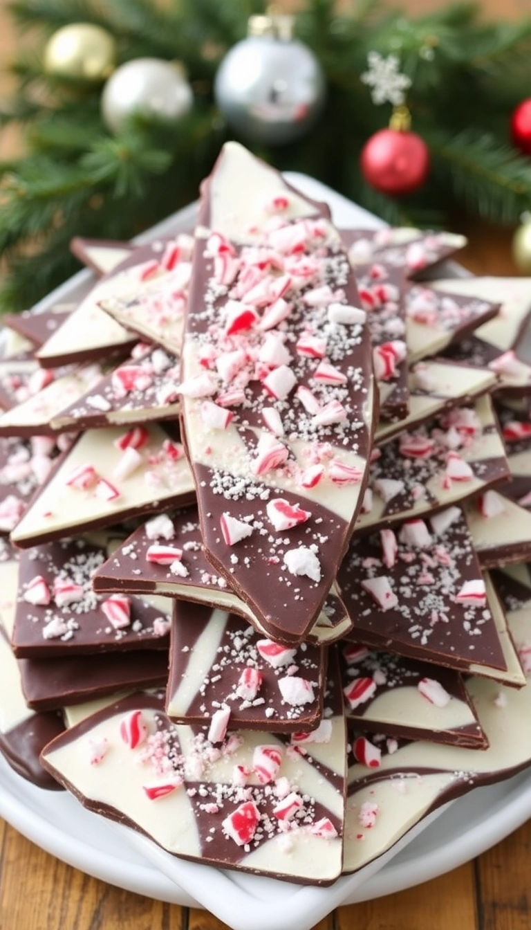 27 Christmas Dinner Party Ideas You Can’t Afford to Miss (Especially #13!) - 10. Peppermint Bark