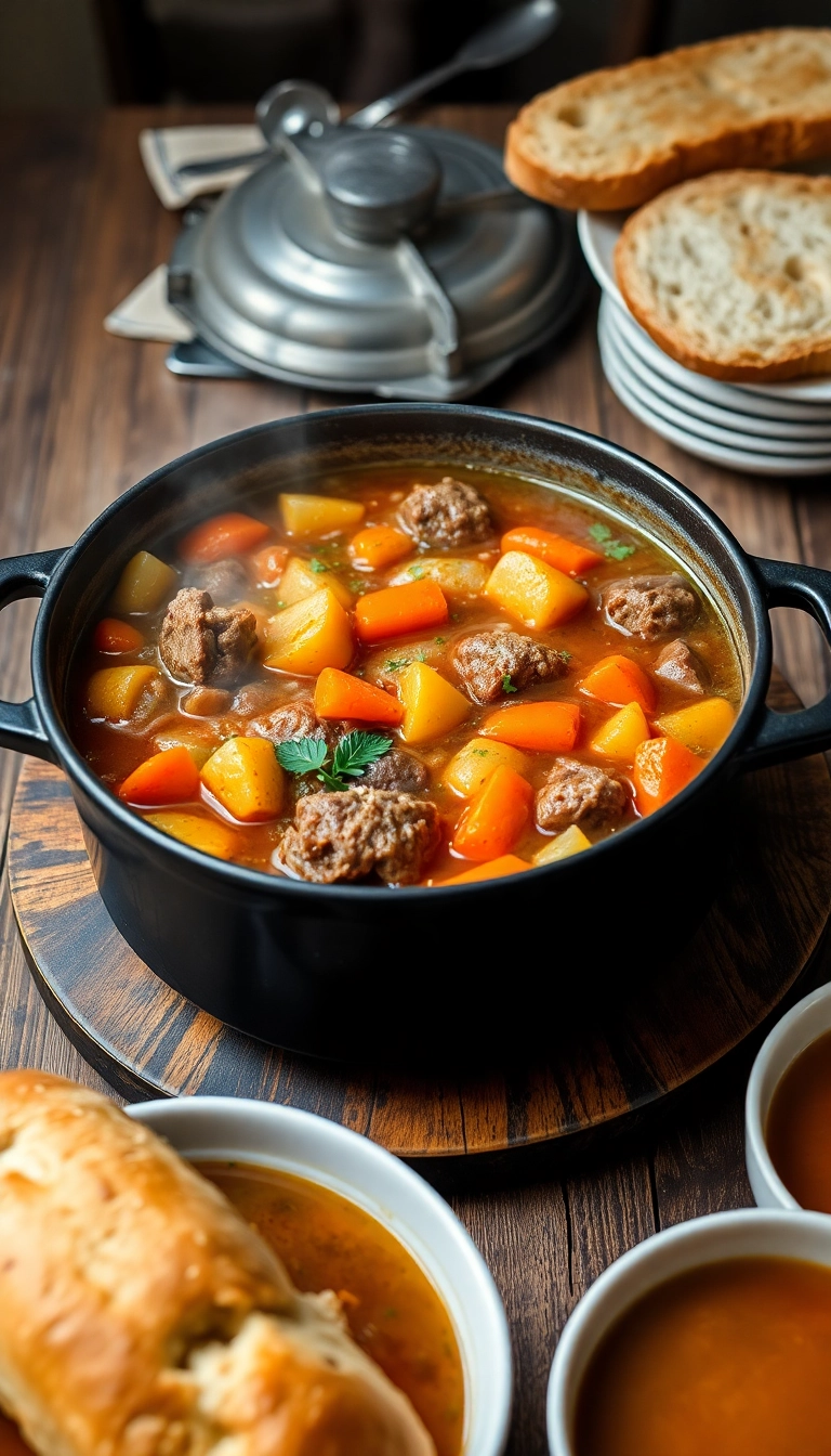 25 Cozy Winter Dinner Ideas That'll Make You Want to Hibernate! - 2. Hearty Beef Stew