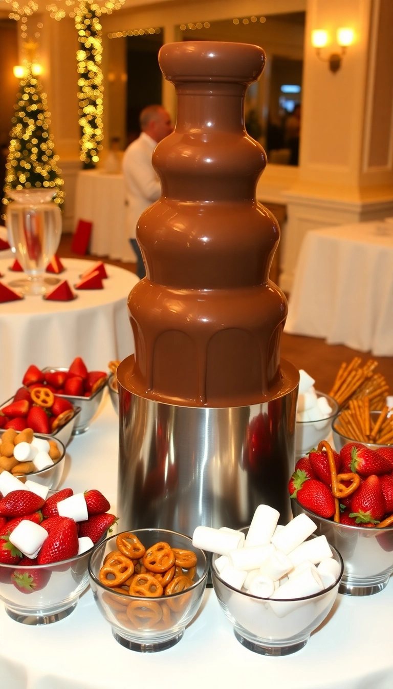 26 Junk Food Snacks Ideas That Will Steal the Show at Your Next Party! - 14. Chocolate Fountain