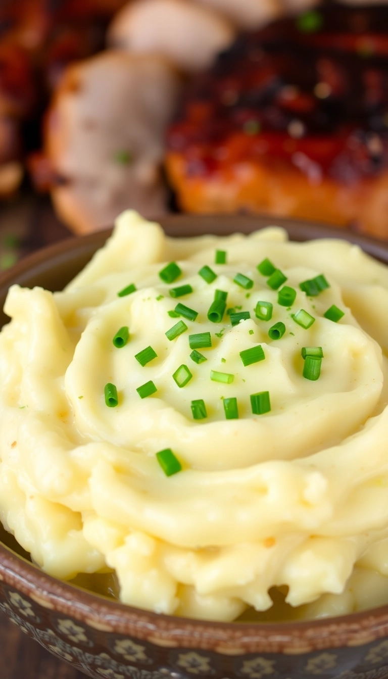 24 Genius Side Dishes for Smoked Chicken (You Need #15!) - 1. Creamy Garlic Mashed Potatoes