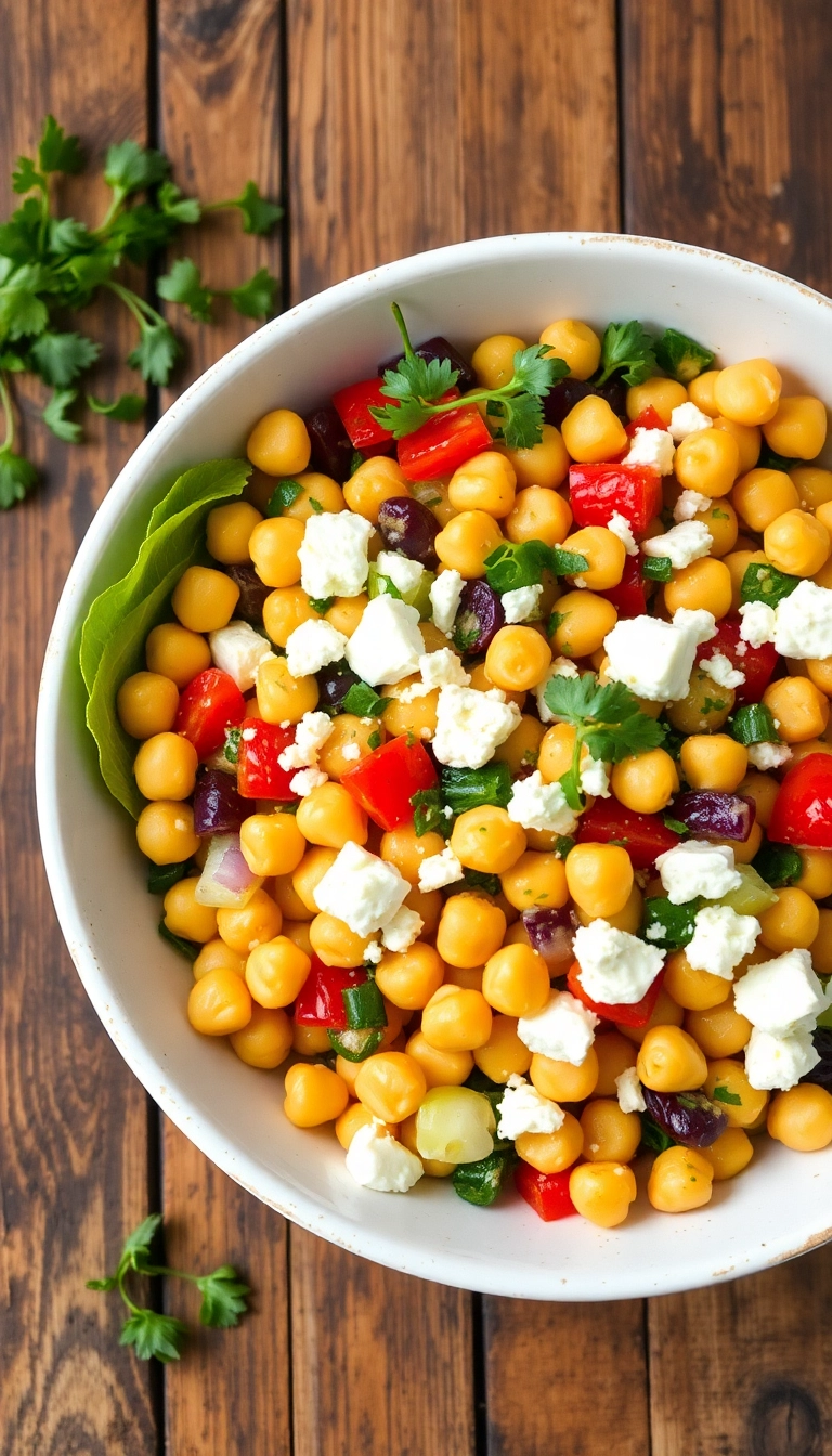 24 Quick Comfort Food Dinners That Are Perfect for Any Night (Don't Miss #4!) - 16. Mediterranean Chickpea Salad