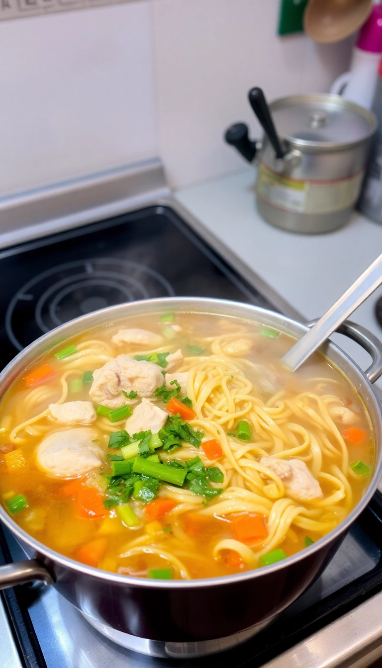 25 Chicken Noodle Soup Ideas That Will Warm Your Heart (You Won't Believe #12!) - One-Pot Chicken Noodle Soup