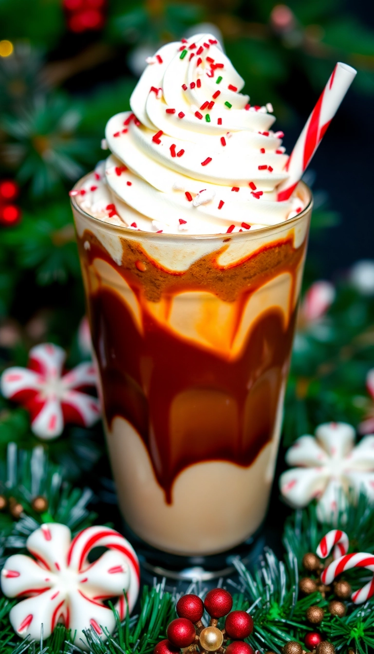 27 Trendy Dunkin Donuts Drinks Ideas That Will Make You the Talk of the Town! - 15. Holiday Peppermint Mocha