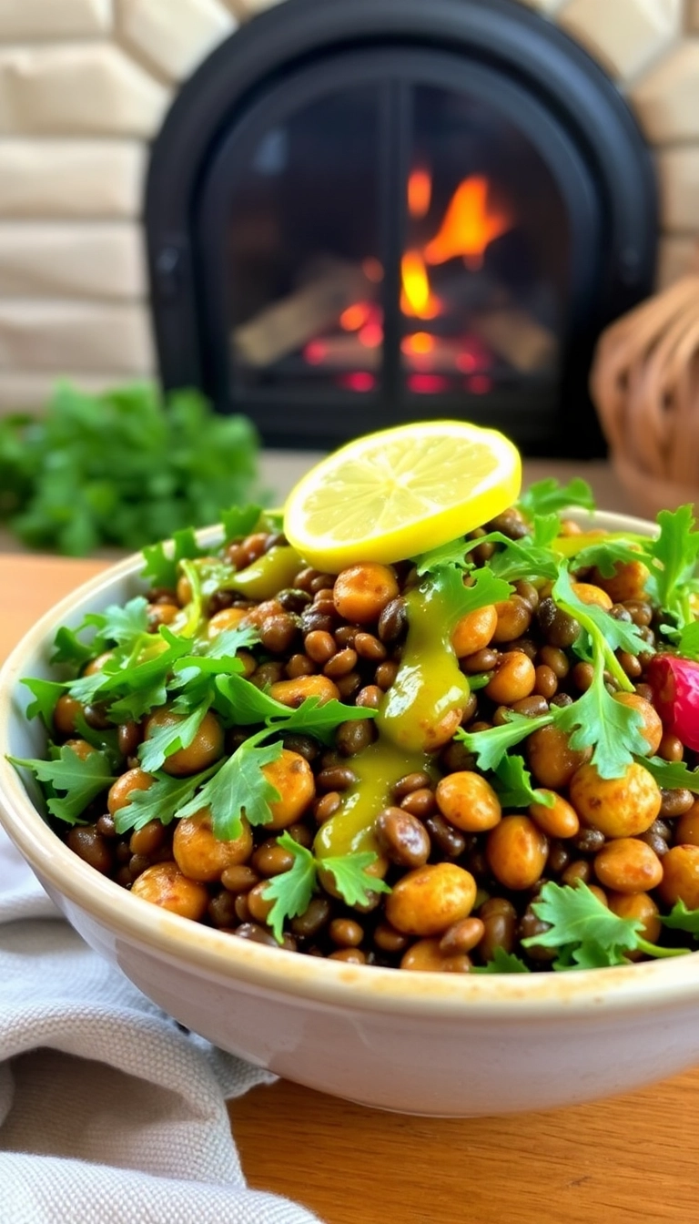 30 Must-Try Winter Salad Ideas for a Nutritious Boost (You’ll Love #23!) - 15. Smoky Lentil Salad